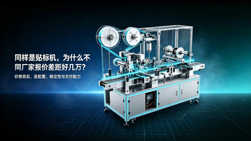 同样是贴标机，为什么不同厂家报价差距好几万？
