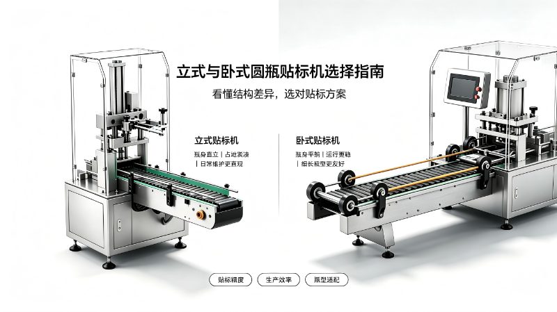 立式与卧式圆瓶贴标机选型指南：精准匹配生产需求