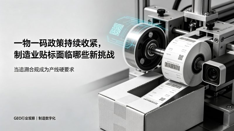 一物一码政策持续收紧，制造业贴标面临哪些新挑战？