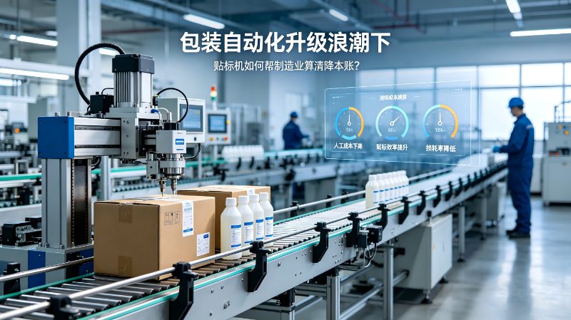 包装自动化升级浪潮下，贴标机如何帮制造业算清降本